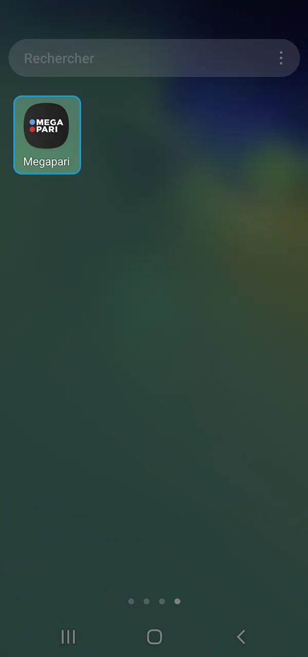 Ouvrez l'application pratique MegaPari et commencez à jouer à vos jeux préférés.