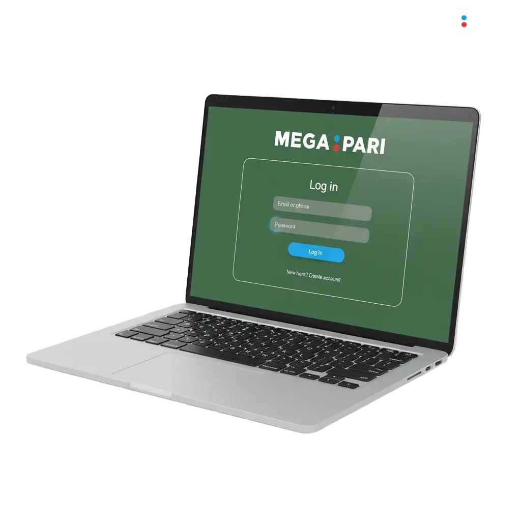 Connexion MegaPari en quelques secondes sur web et appli mobile