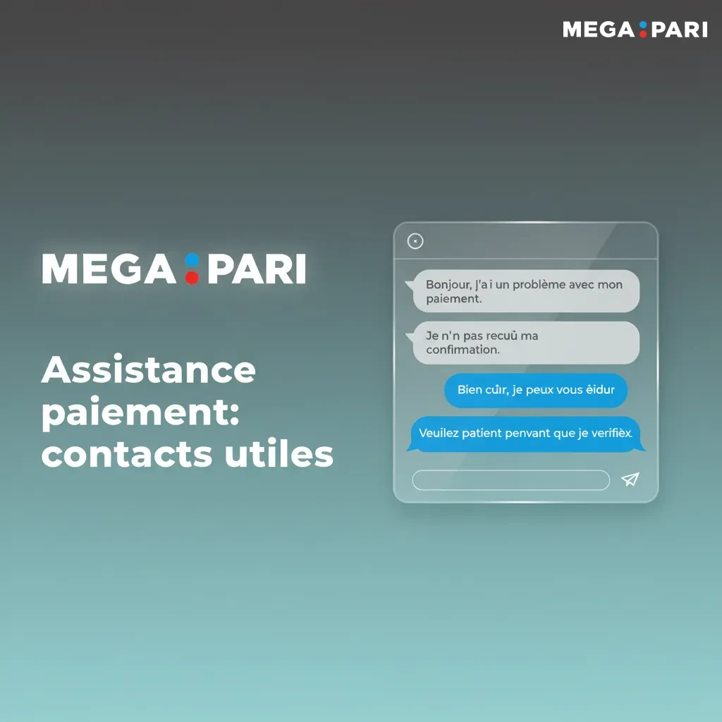 Assistance paiement 24/7 par chat et e-mail sur site et app