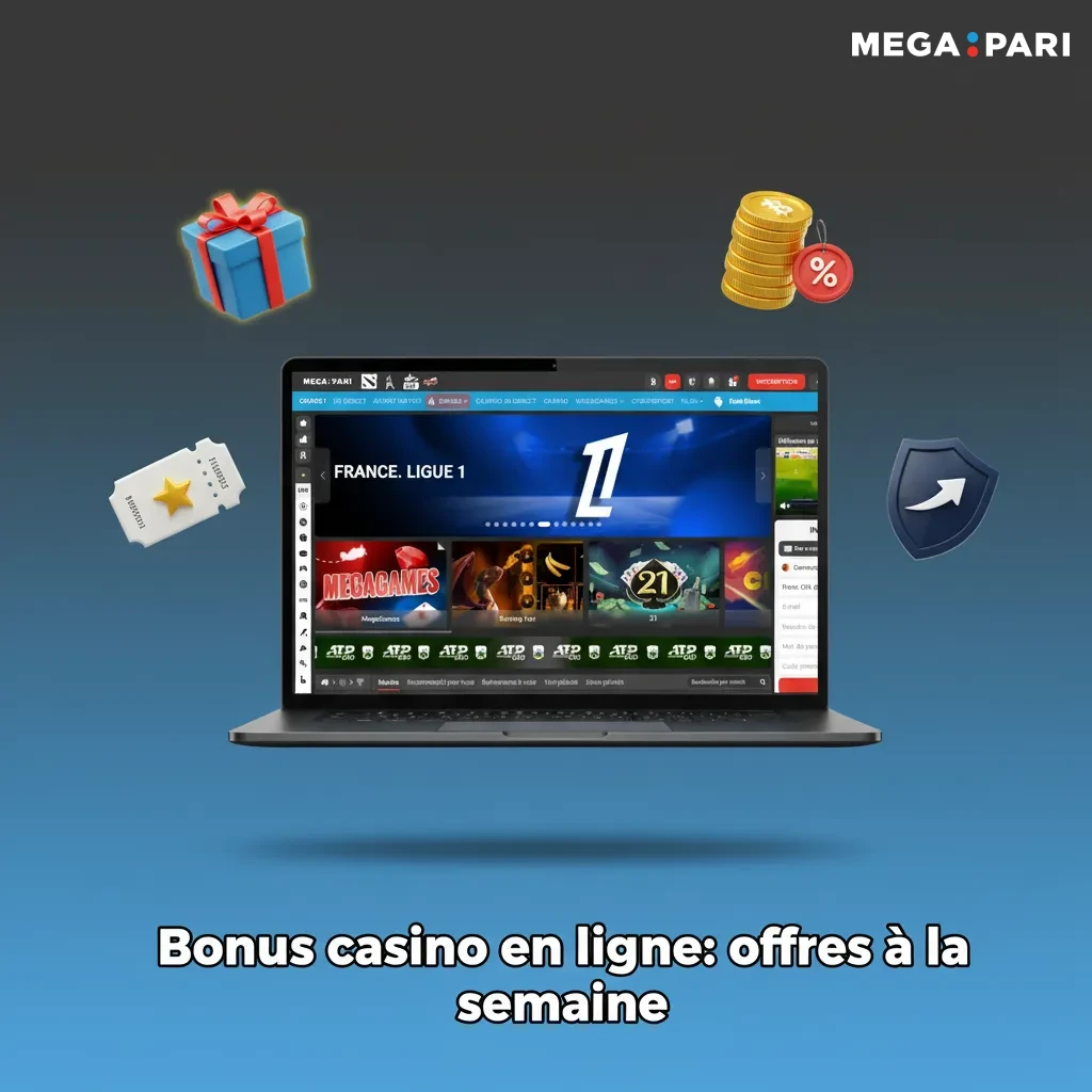 Bonus casino MegaPari pour machines à sous