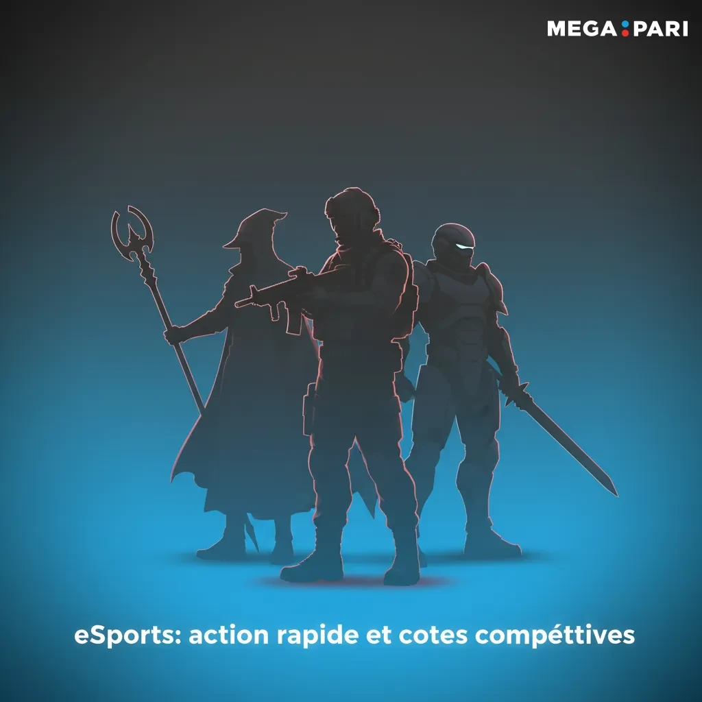 Paris eSports MegaPari sur Dota 2, CS2, LoL, Valorant et FIFA