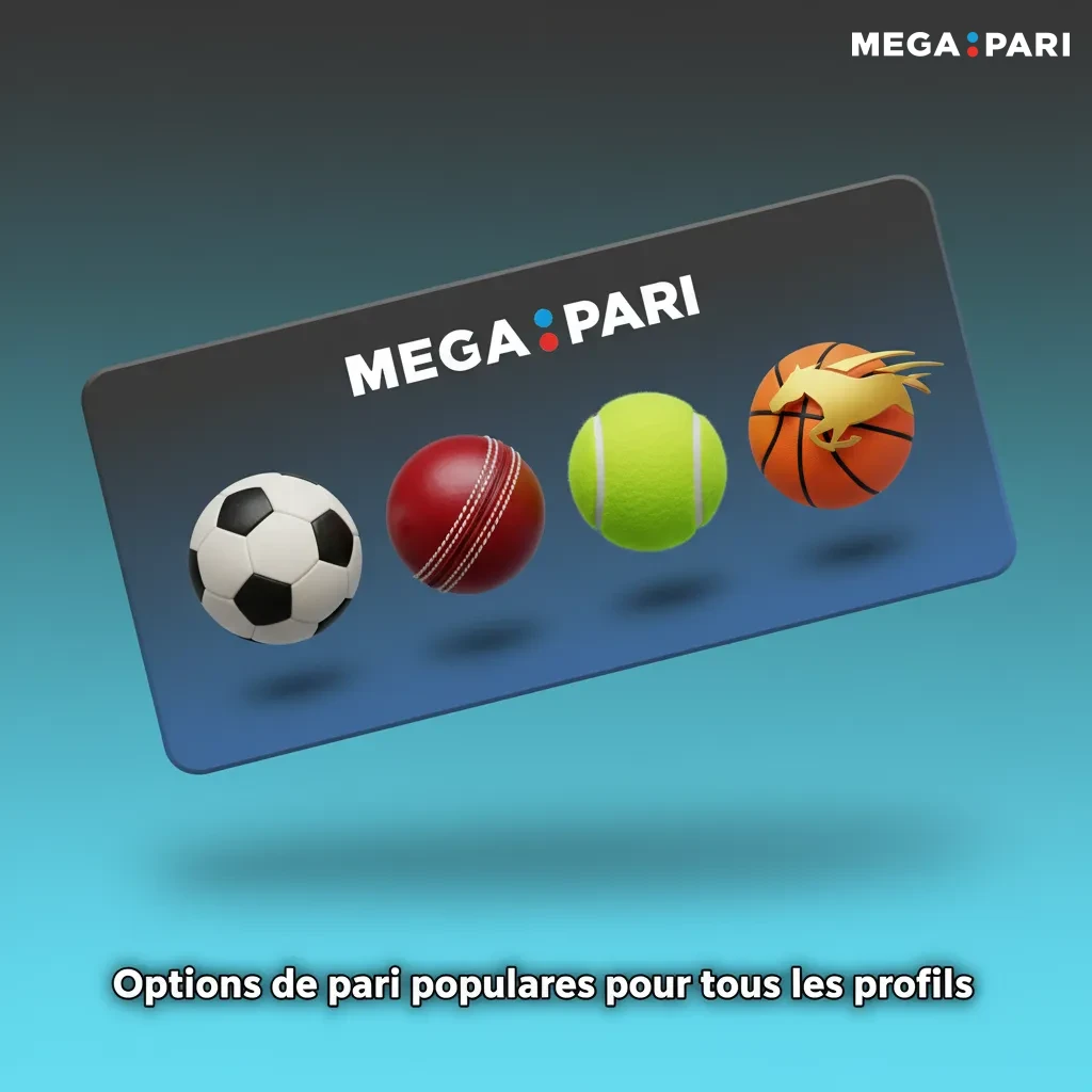 Options de pari MegaPari : Multi Live, Prématch et Live avec Cash Out